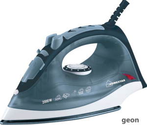 Утюг HomeStar HS-4003 (серый/голубой)